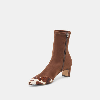 Dolce Vita SHOES Anika Dk Brown Multi Stella Suede Boots