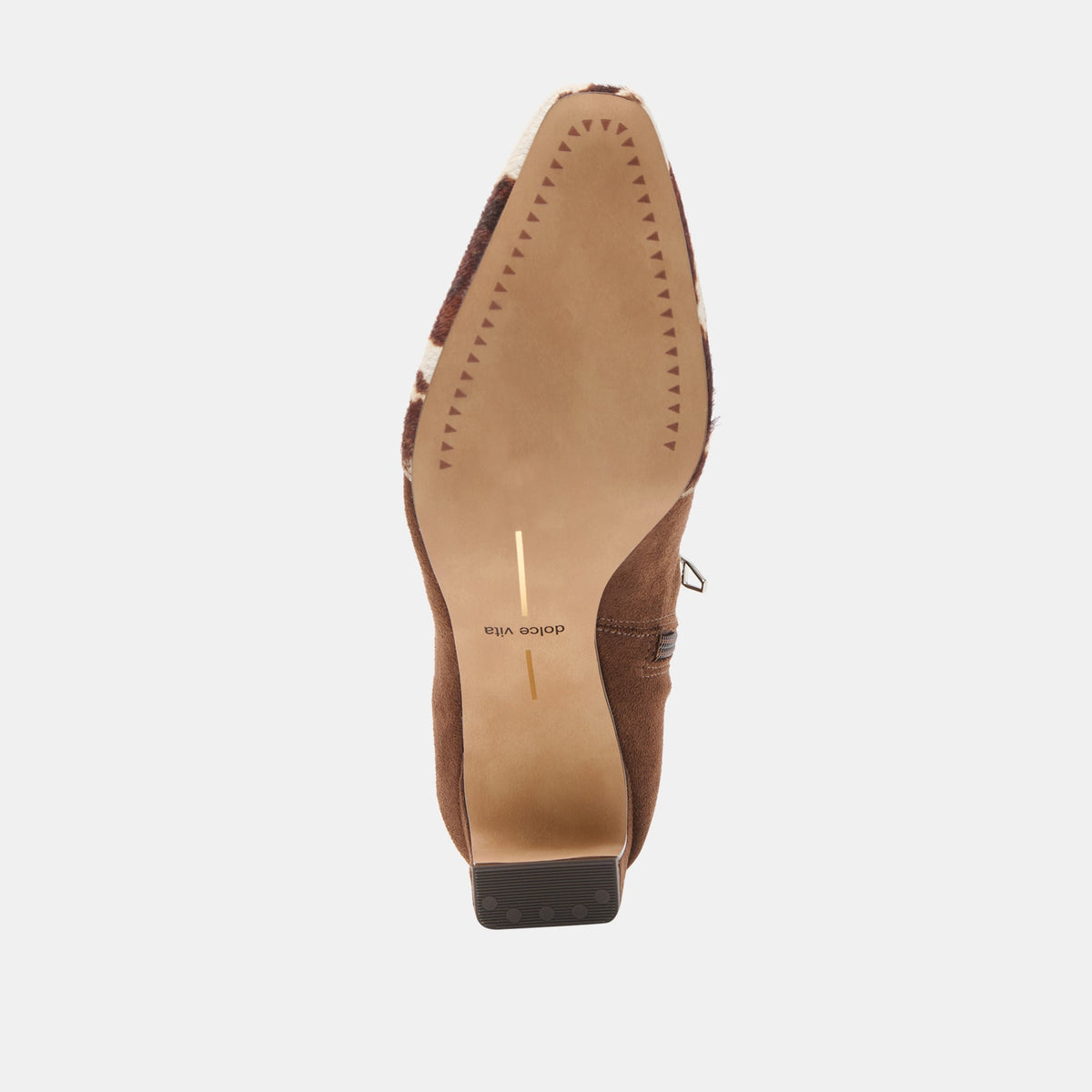 Dolce Vita SHOES Anika Dk Brown Multi Stella Suede Boots