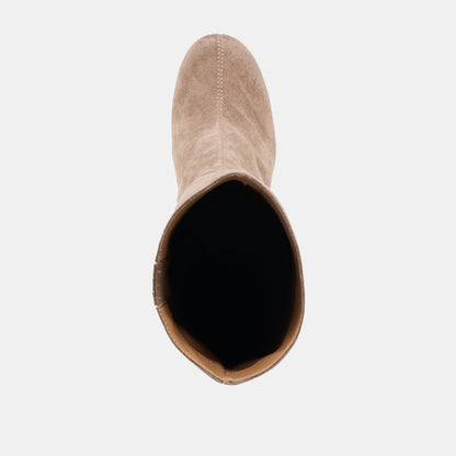 Dolce Vita SHOES Hudsin Wide Calf Barley Suede Boots