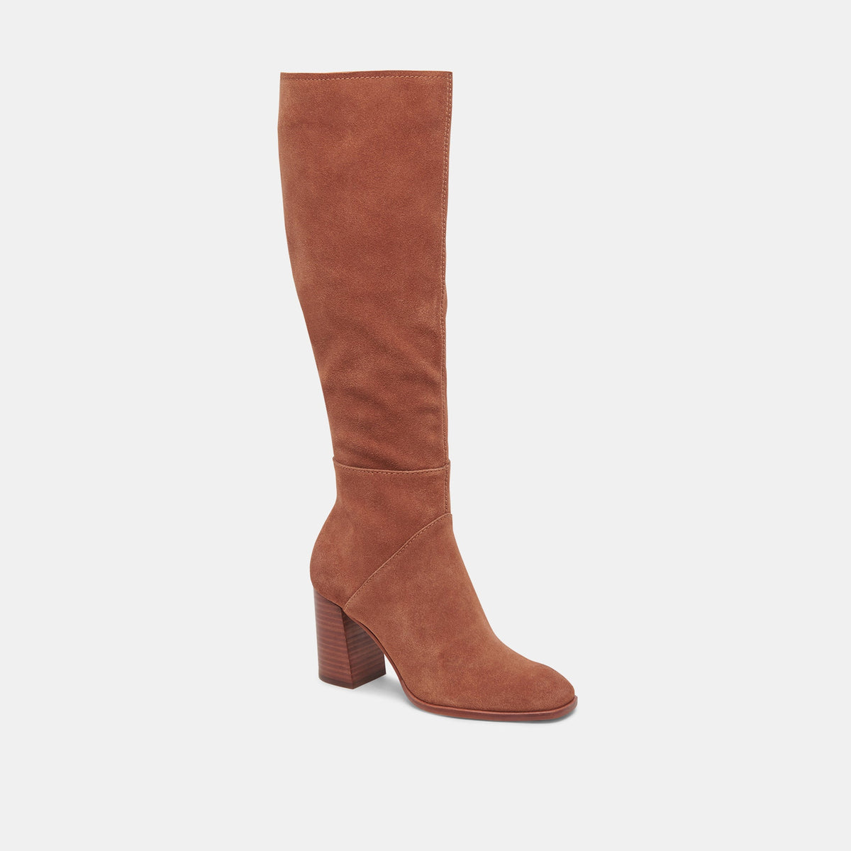 Dolce Vita SHOES FYNN Wide Calf Boots DK Brown Suede | Brown Suede Knee-High Boots
 – Dolce Vita