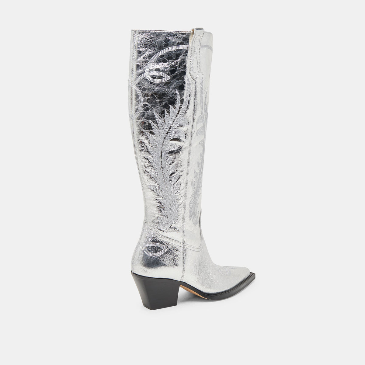 Dolce Vita SHOES Ryatt Extra Wide Calf Silver Boots | Distressed Leather Boots
 – Dolce Vita