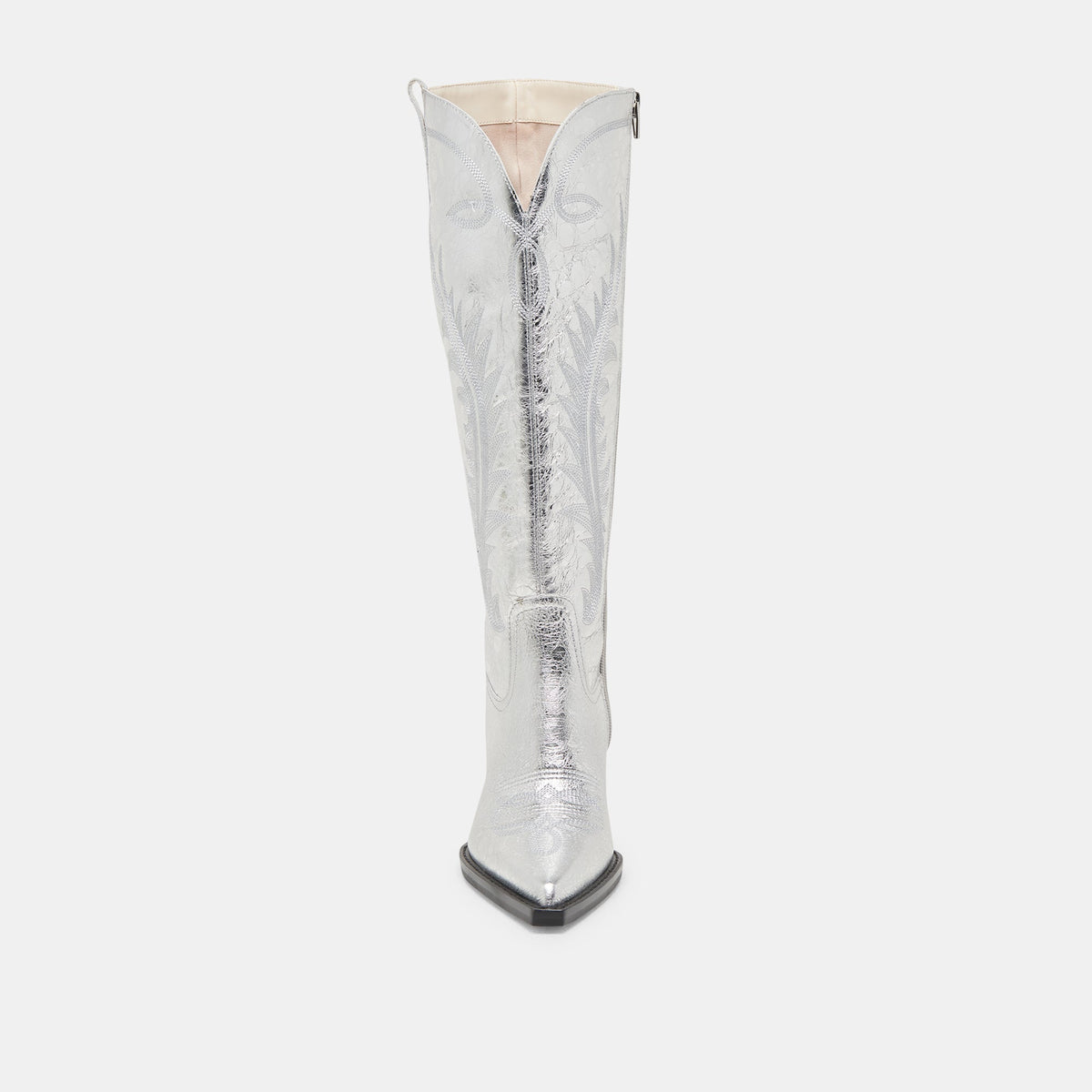Dolce Vita SHOES Ryatt Extra Wide Calf Silver Boots | Distressed Leather Boots
 – Dolce Vita