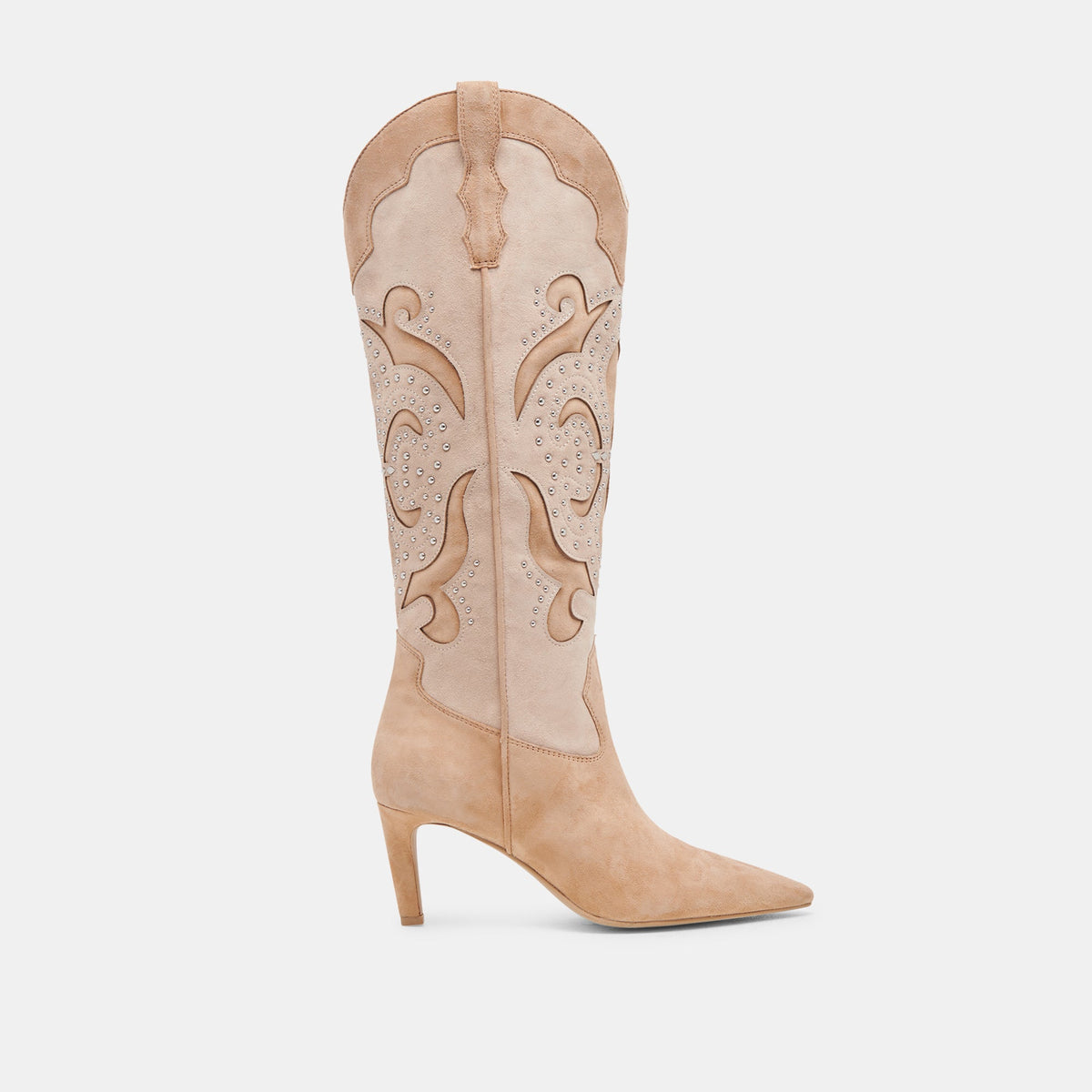 Dolce Vita SHOES FINLEY STUD BOOTS CAMEL SUEDE
 – Dolce Vita