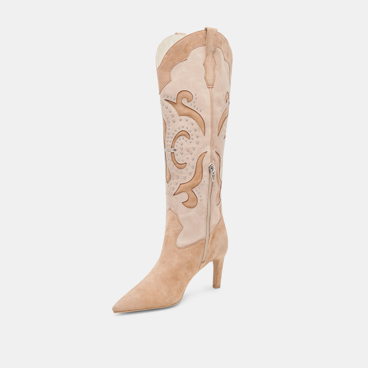 Dolce Vita SHOES FINLEY STUD BOOTS CAMEL SUEDE
 – Dolce Vita