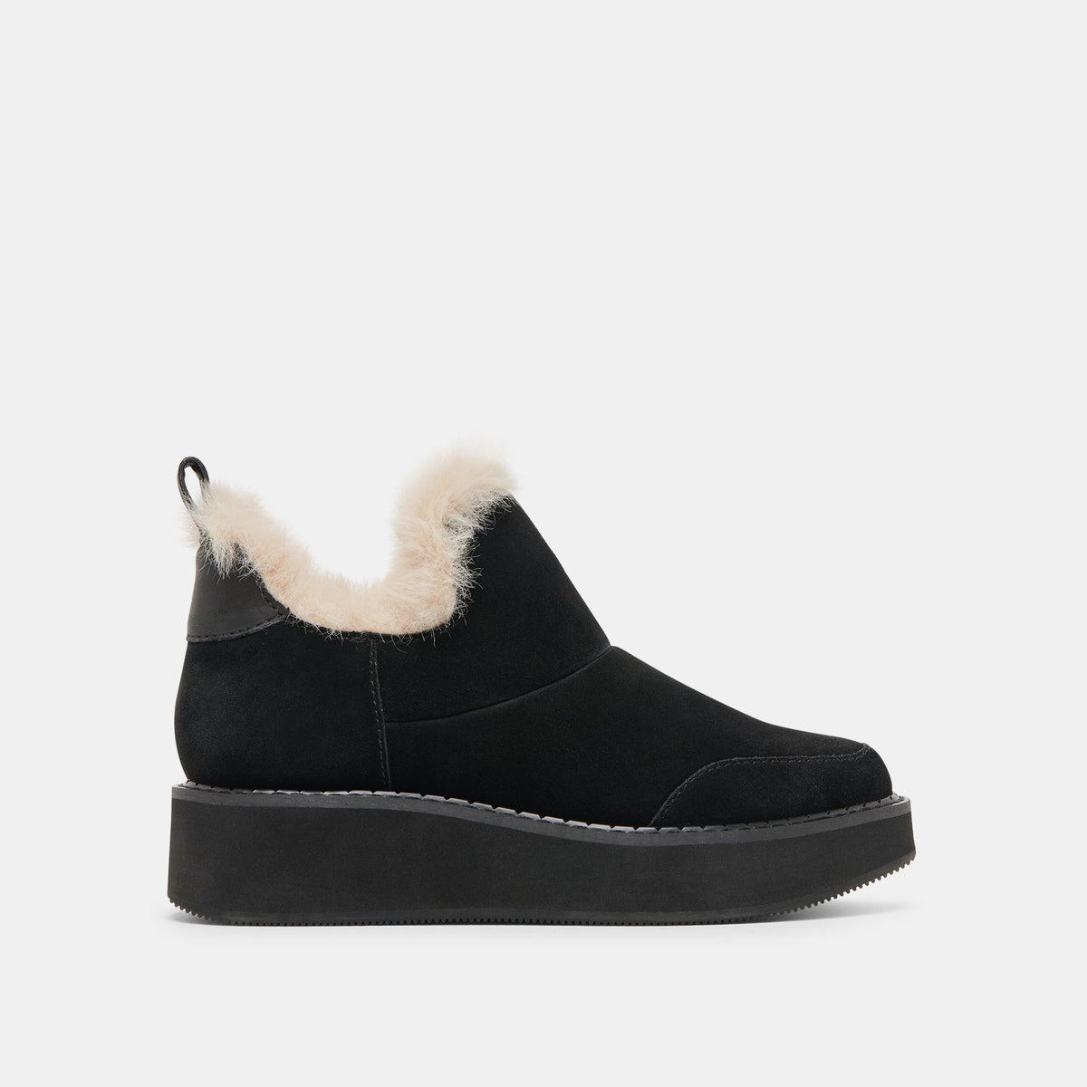 Dolce Vita SHOES Ardy Plush H2O Waterproof Onyx Suede Booties