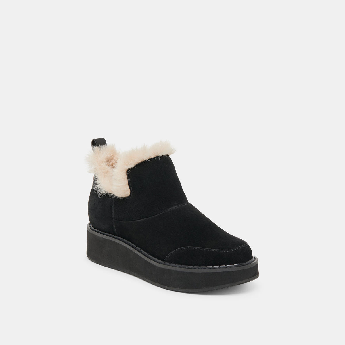 Dolce Vita SHOES Ardy Plush H2O Waterproof Onyx Suede Booties