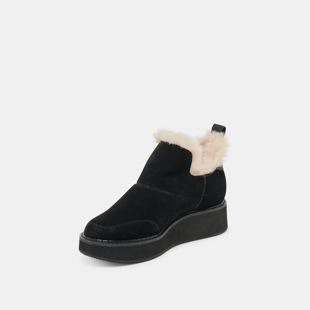 Dolce Vita SHOES Ardy Plush H2O Waterproof Onyx Suede Booties