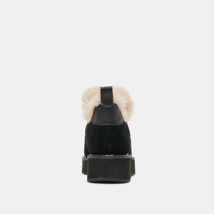 Dolce Vita SHOES Ardy Plush H2O Waterproof Onyx Suede Booties