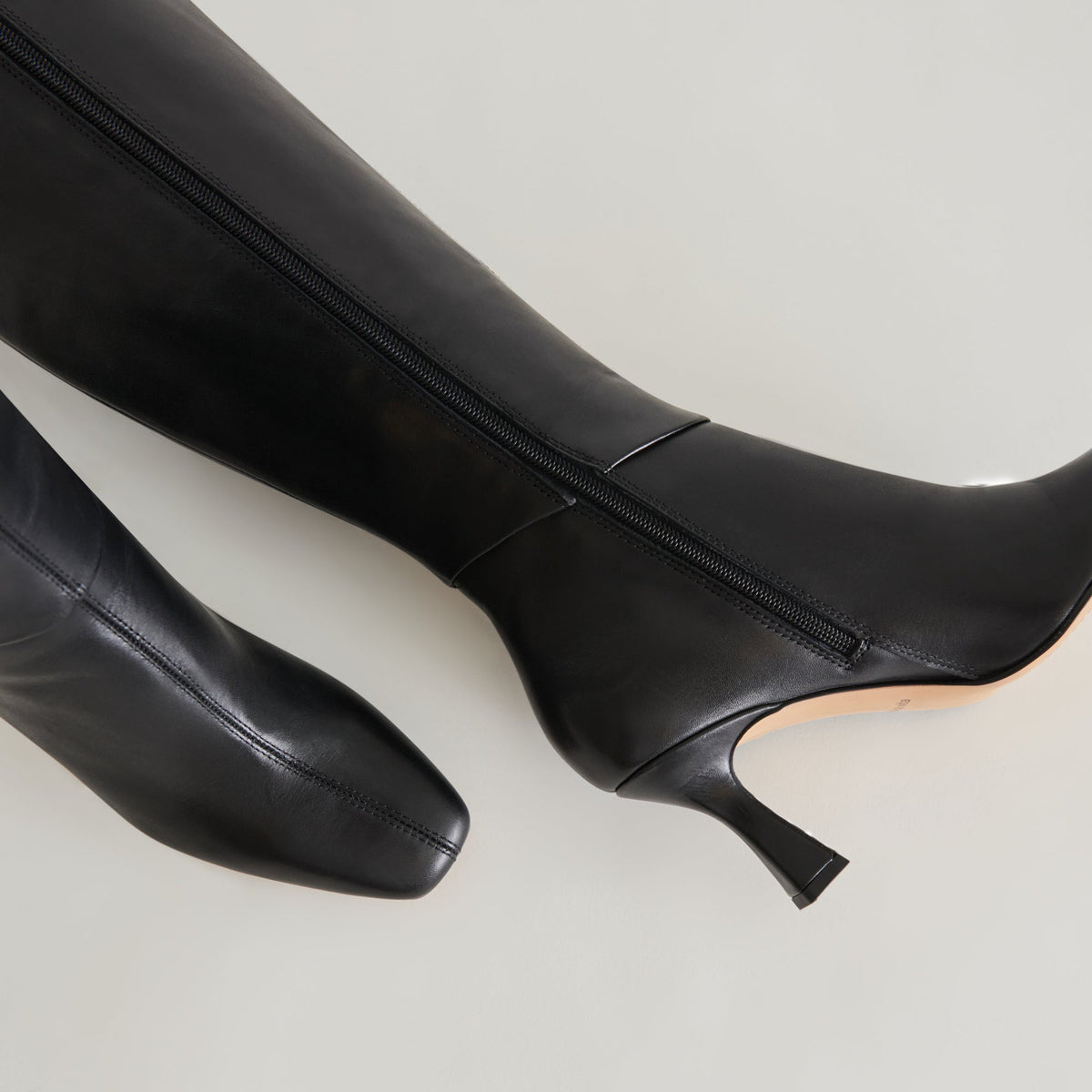 Dolce Vita SHOES Gyra Wide Calf Black Leather Boots | Black Knee-High Wide Calf Boots
 – Dolce Vita