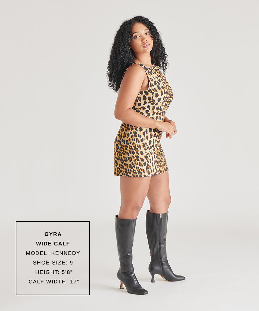 Dolce Vita SHOES Gyra Wide Calf Black Leather Boots | Black Knee-High Wide Calf Boots
 – Dolce Vita