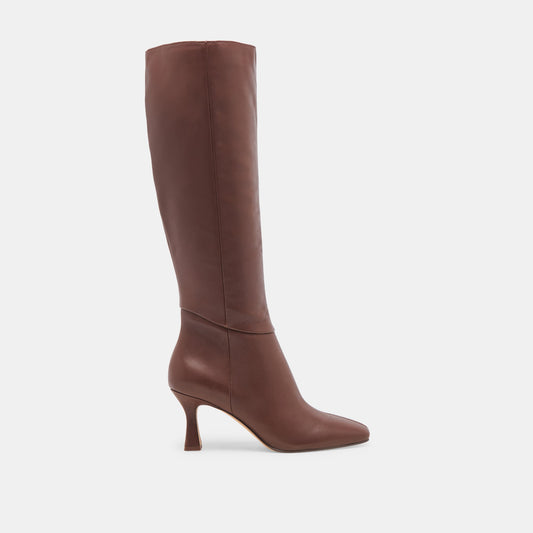Dolce Vita SHOES GYRA WIDE CALF BOOTS CHOCOLATE LEATHER
 – Dolce Vita