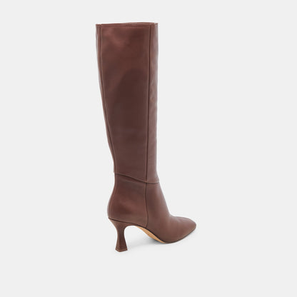 Dolce Vita SHOES GYRA WIDE CALF BOOTS CHOCOLATE LEATHER
 – Dolce Vita