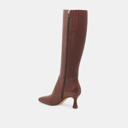 Dolce Vita SHOES GYRA WIDE CALF BOOTS CHOCOLATE LEATHER
 – Dolce Vita
