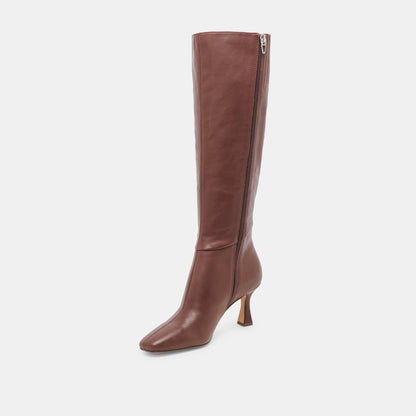 Dolce Vita SHOES GYRA WIDE CALF BOOTS CHOCOLATE LEATHER
 – Dolce Vita