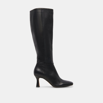 Dolce Vita SHOES Gyra Black Leather Boots