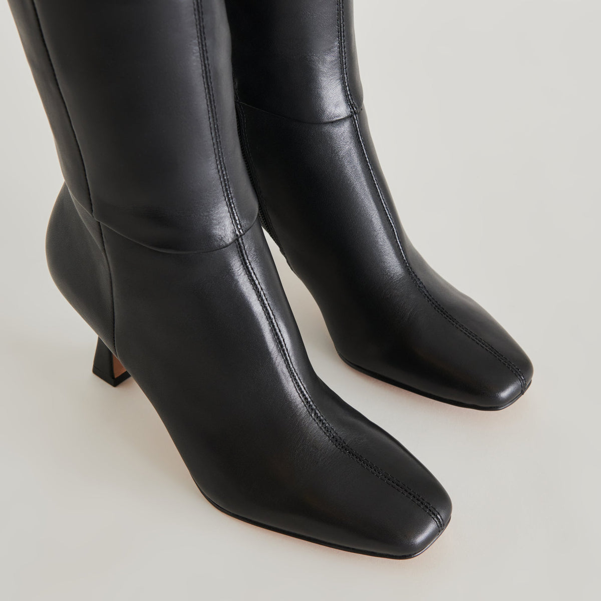 Dolce Vita SHOES Gyra Black Leather Boots