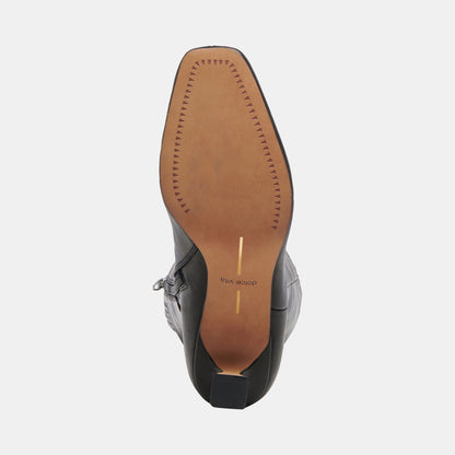 Dolce Vita SHOES Gyra Black Leather Boots