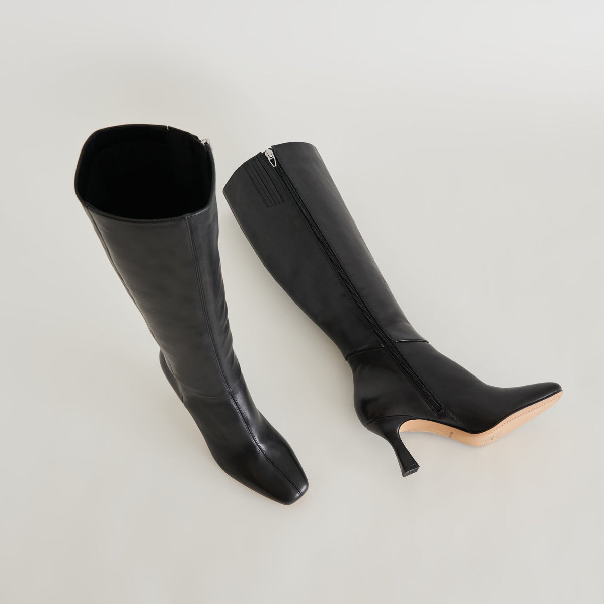Dolce Vita SHOES Gyra Black Leather Boots