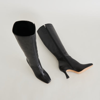 Dolce Vita SHOES Gyra Black Leather Boots