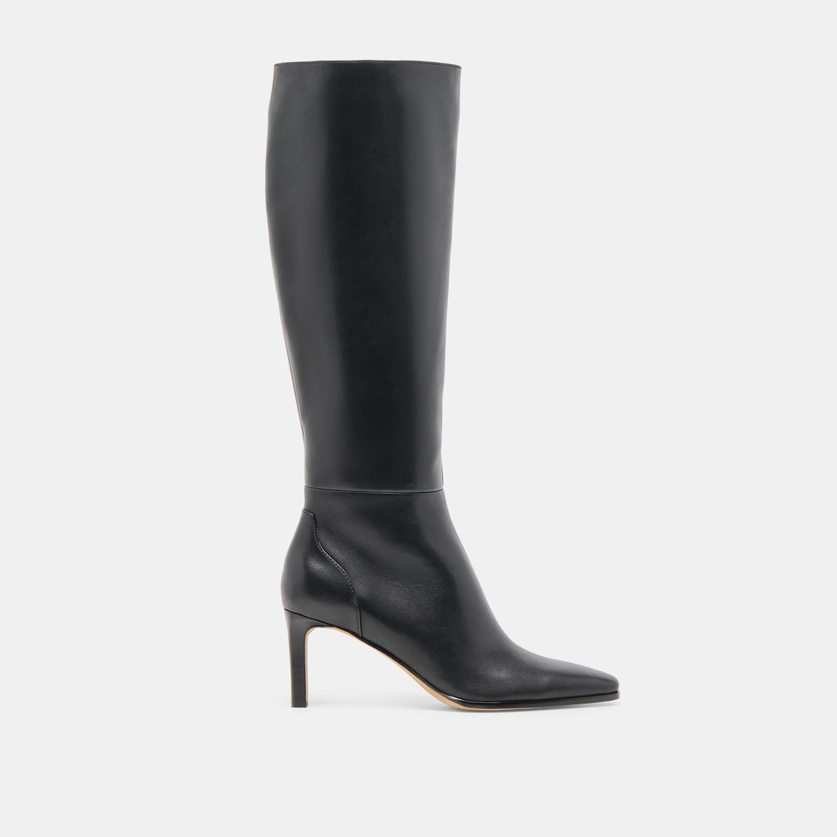 Dolce Vita SHOES Emmi Black Leather Narrow Calf Boots