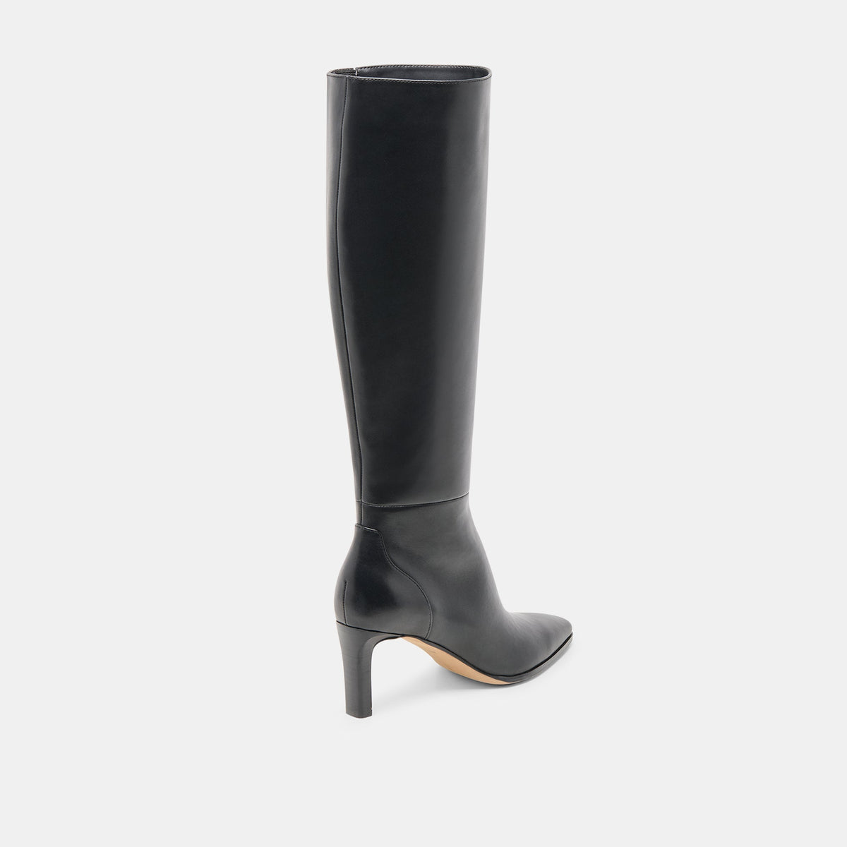 Dolce Vita SHOES Emmi Black Leather Narrow Calf Boots