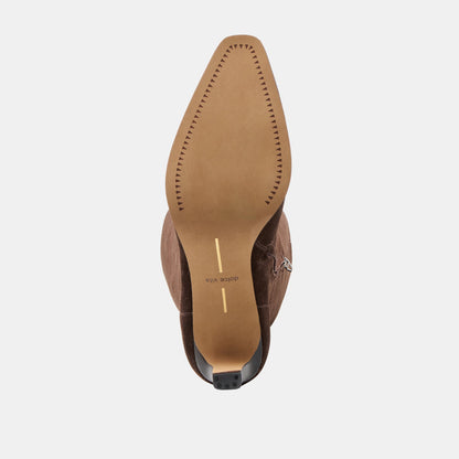 Dolce Vita SHOES Emmi Narrow Calf Dk Brown Suede Boots