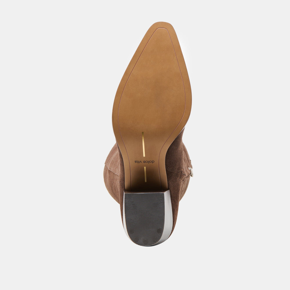 Dolce Vita SHOES Virona H2O Waterproof Dk Brown Suede Wide Calf Boots