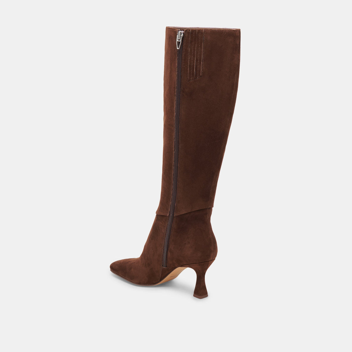 Dolce Vita SHOES GYRA WIDE CALF BOOTS DK BROWN SUEDE
 – Dolce Vita