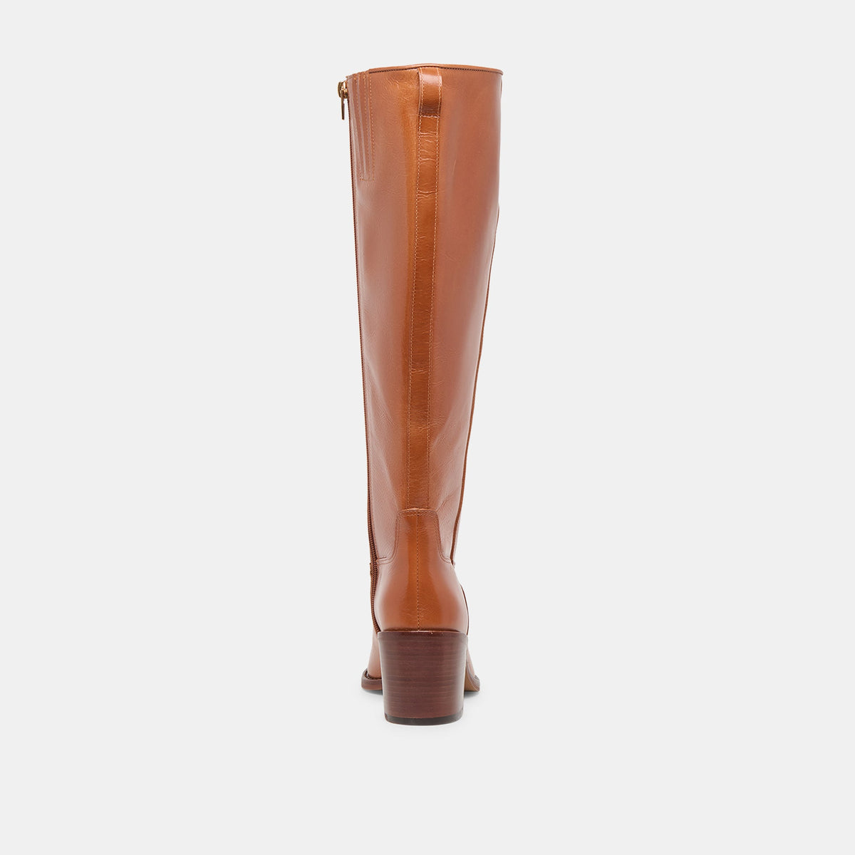 Dolce Vita SHOES Lucyle Tan Leather Wide Calf Boots