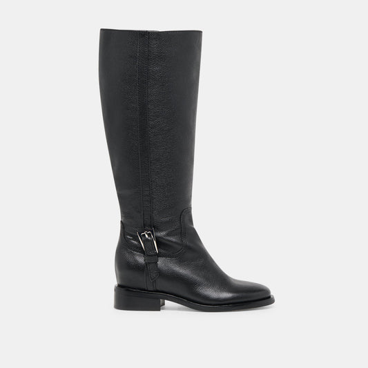 Dolce Vita SHOES Kilian H2O Waterproof Black Leather Wide Calf Boots