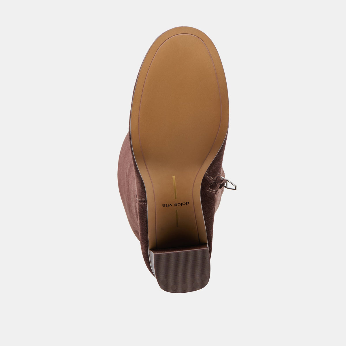 Dolce Vita SHOES Hudsin Wide Calf Mahogany Suede Boots