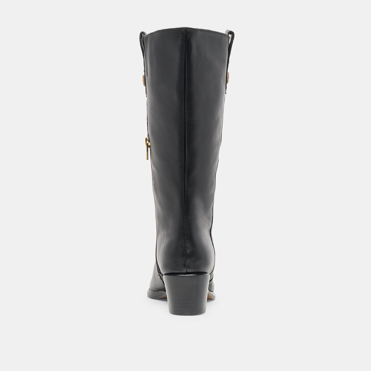 Dolce Vita SHOES Vern Black Leather Wide Calf Boots
