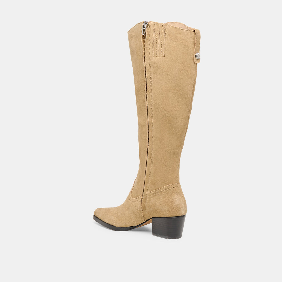 Dolce Vita SHOES Virona H2O Waterproof Dk Taupe Suede Wide Calf Boots