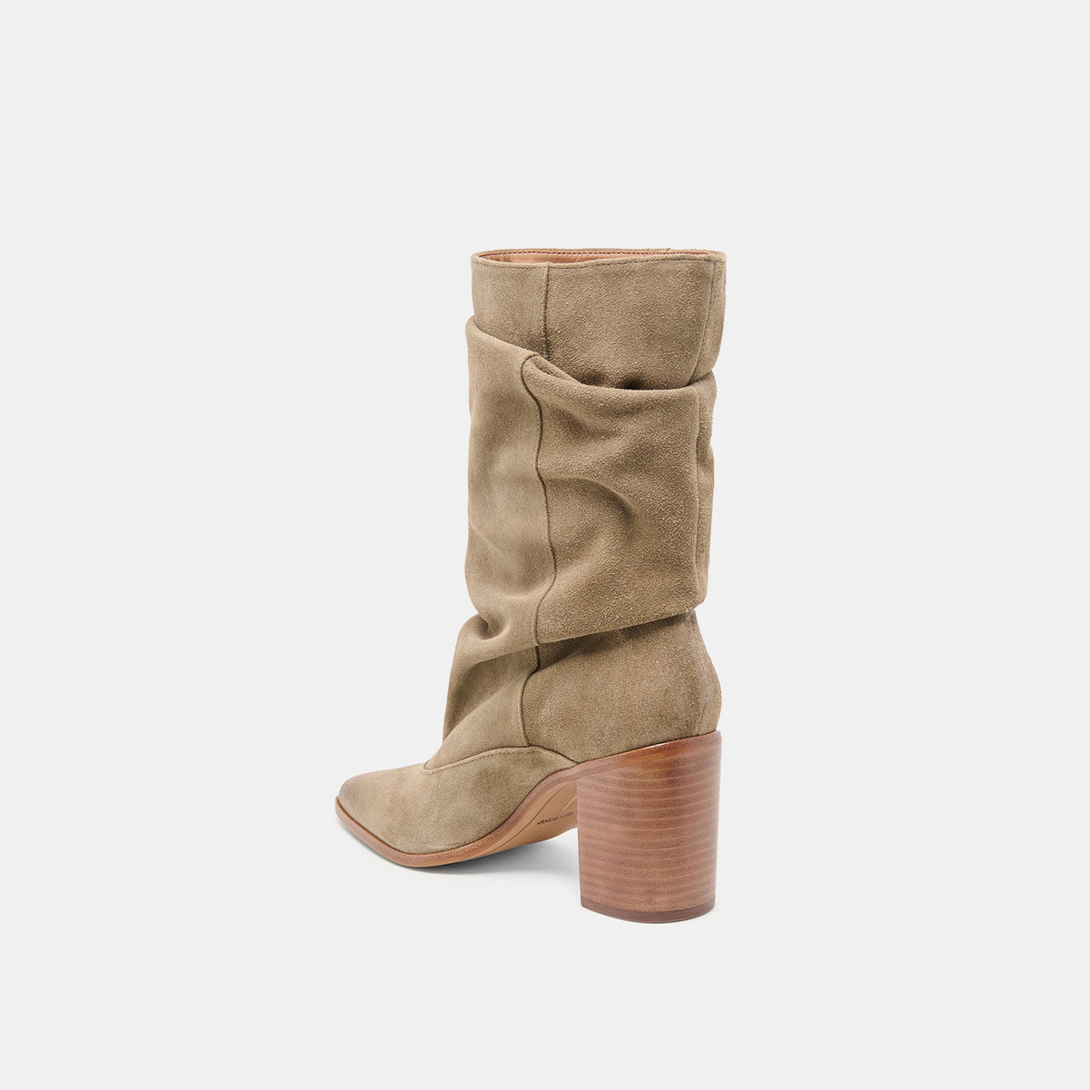 Dolce Vita SHOES Talina Olive Suede Wide Calf Boots