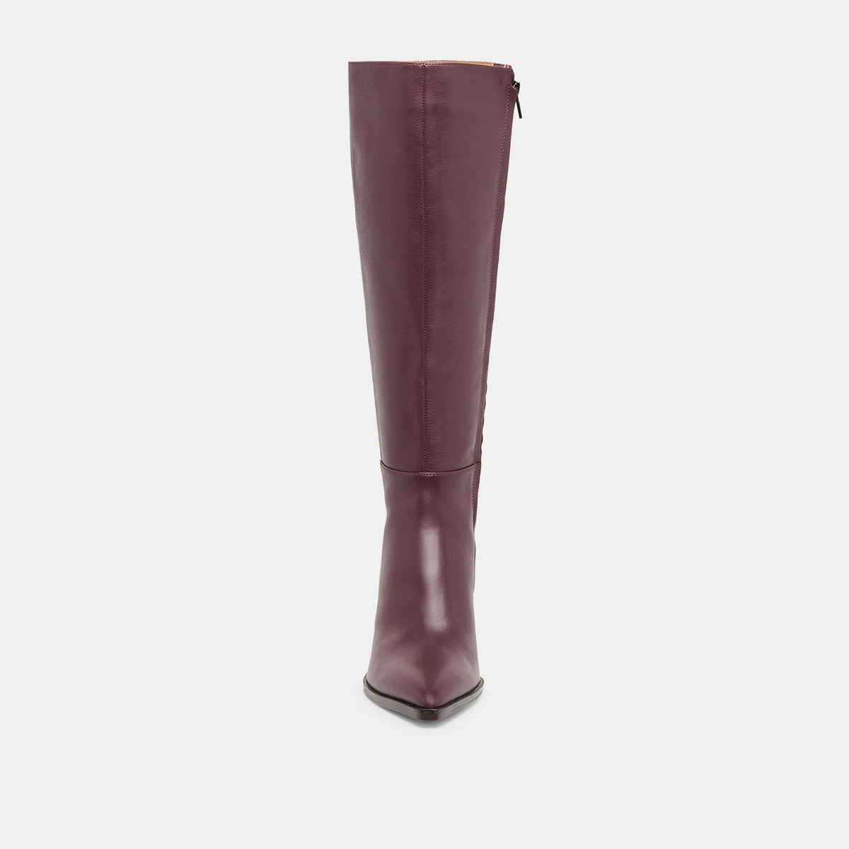 Dolce Vita SHOES Auggie Wine Leather Wide Calf Boots