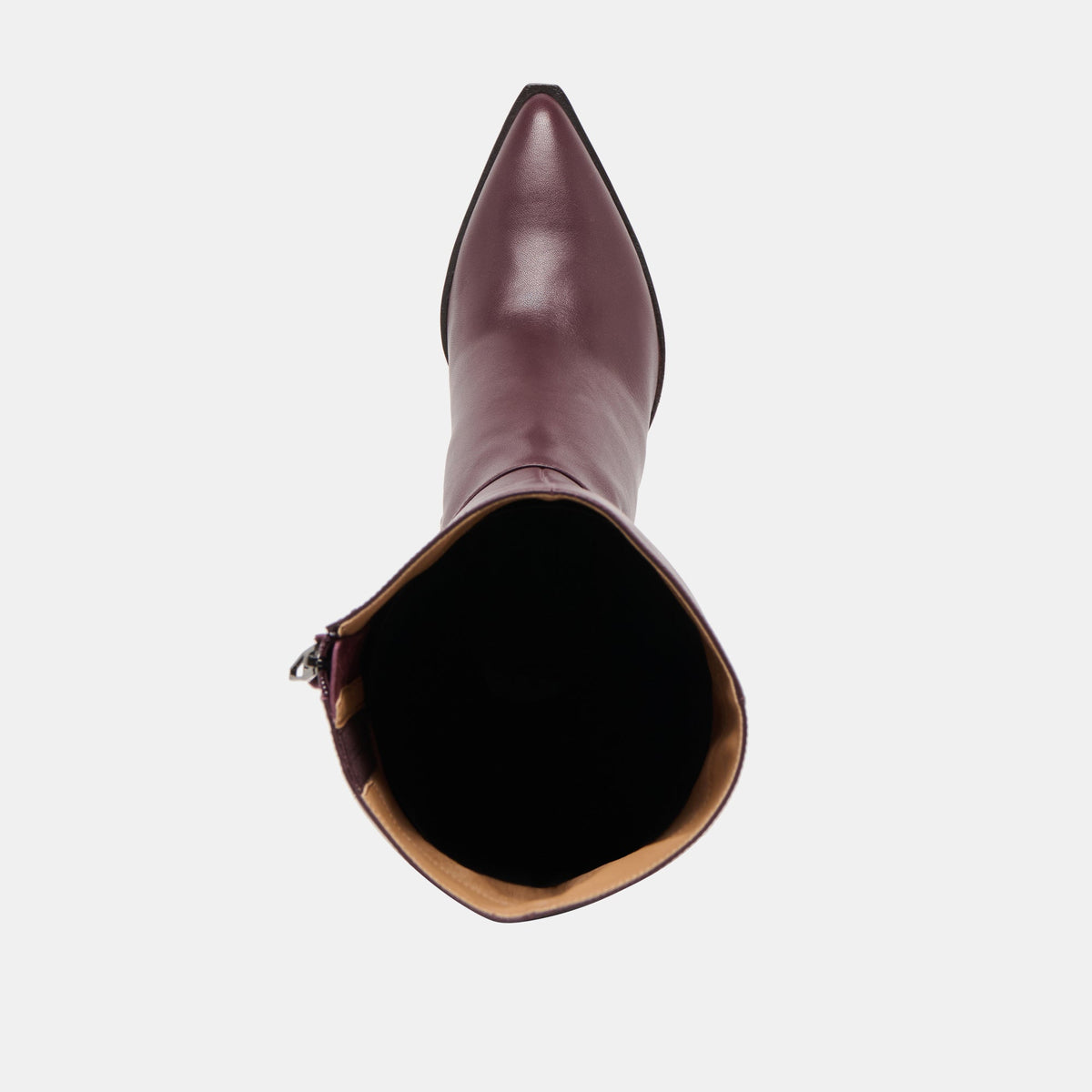 Dolce Vita SHOES Auggie Wine Leather Wide Calf Boots