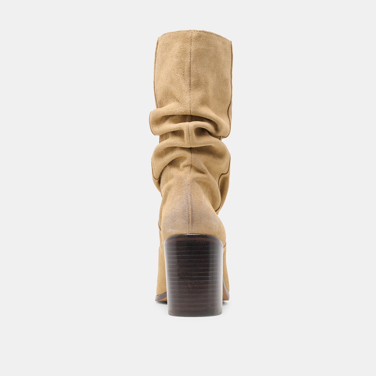 Dolce Vita SHOES Talina Dk Taupe Suede Wide Calf Boots