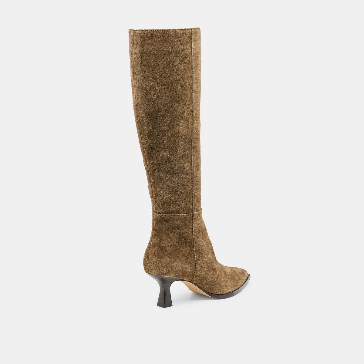 Dolce Vita SHOES Auggie Olive Suede Wide Calf Boots