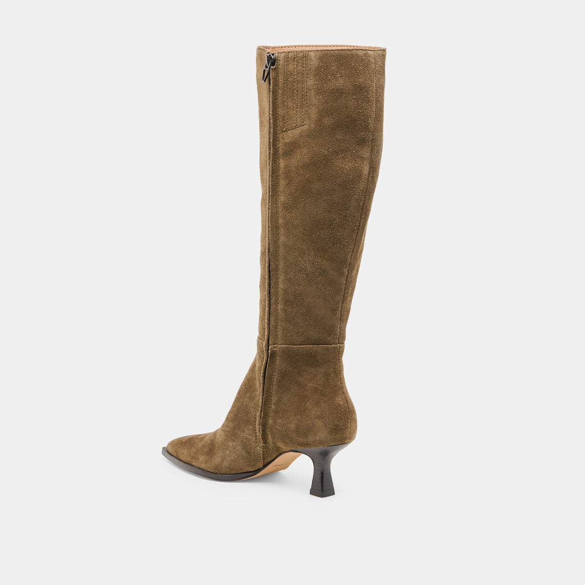 Dolce Vita SHOES Auggie Olive Suede Wide Calf Boots