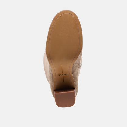 Dolce Vita SHOES Hudsin Wide Calf Barley Suede Boots
