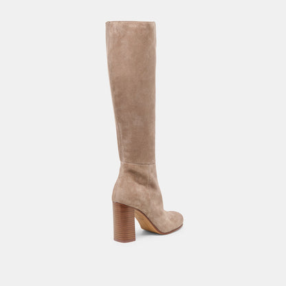 Dolce Vita SHOES Hudsin Wide Calf Barley Suede Boots