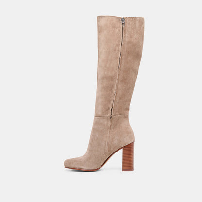 Dolce Vita SHOES Hudsin Wide Calf Barley Suede Boots