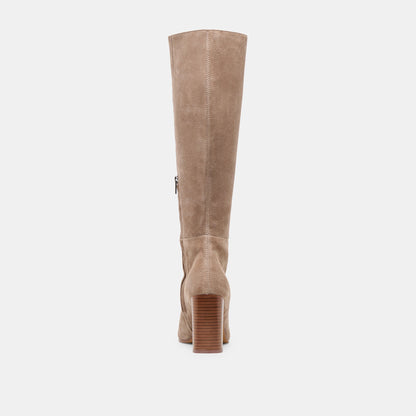 Dolce Vita SHOES Hudsin Wide Calf Barley Suede Boots