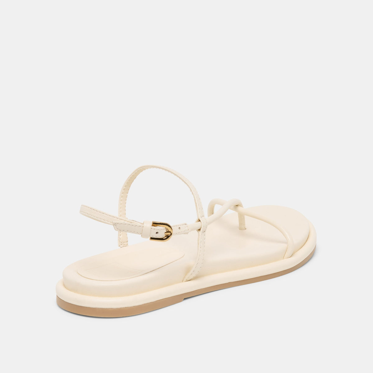 Dolce Vita SHOES Dom Off White Leather Sandals