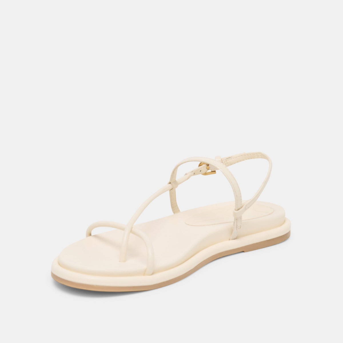 Dolce Vita SHOES Dom Off White Leather Sandals