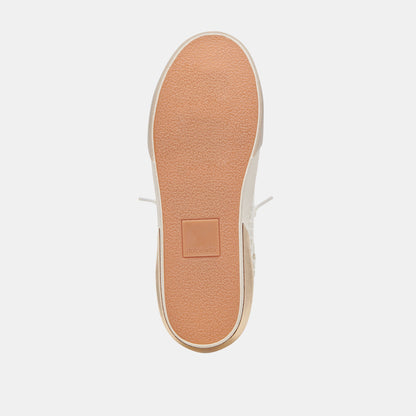 Dolce Vita SHOES ZINA SNEAKERS BONE GOLD WOVEN
 – Dolce Vita