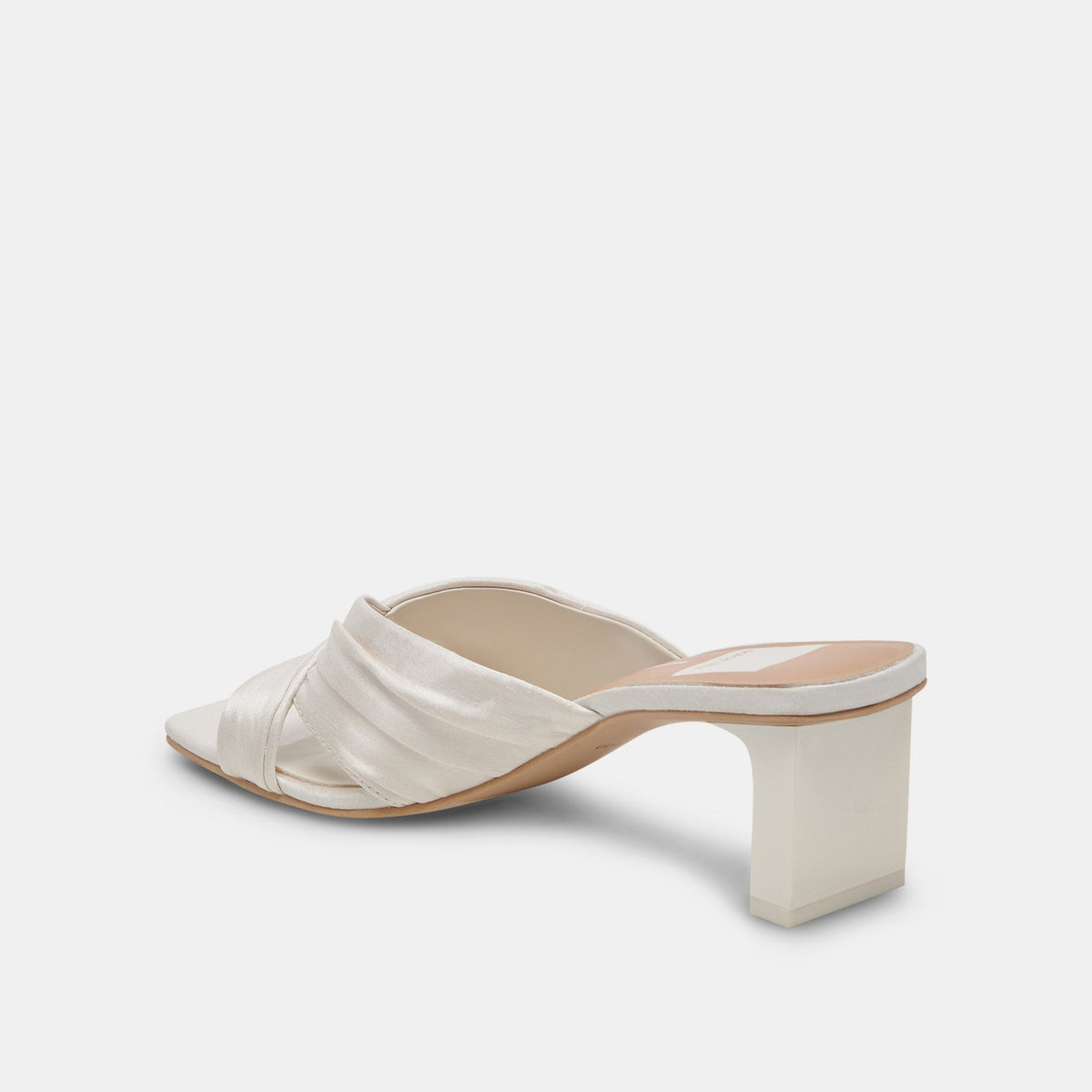 Dolce Vita SHOES CARLAN HEELS OFF WHITE SILK
 – Dolce Vita