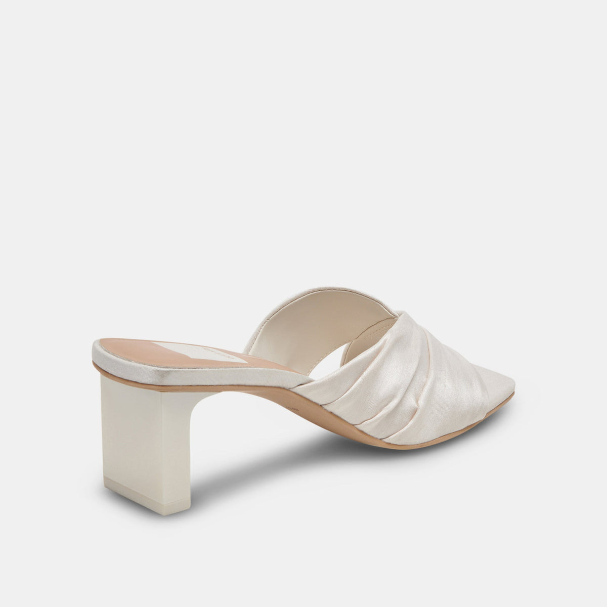 Dolce Vita SHOES CARLAN HEELS OFF WHITE SILK
 – Dolce Vita