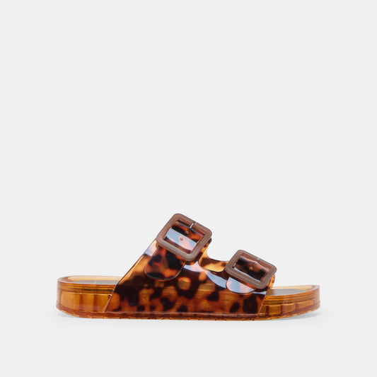 Dolce Vita SHOES Julio Tortoise Vinyl Sandals