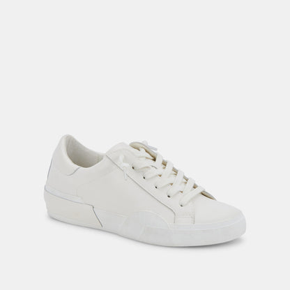 Dolce Vita SHOES Zina 306 Sneakers White Recycled Leather | White Leather Sneakers
 – Dolce Vita
